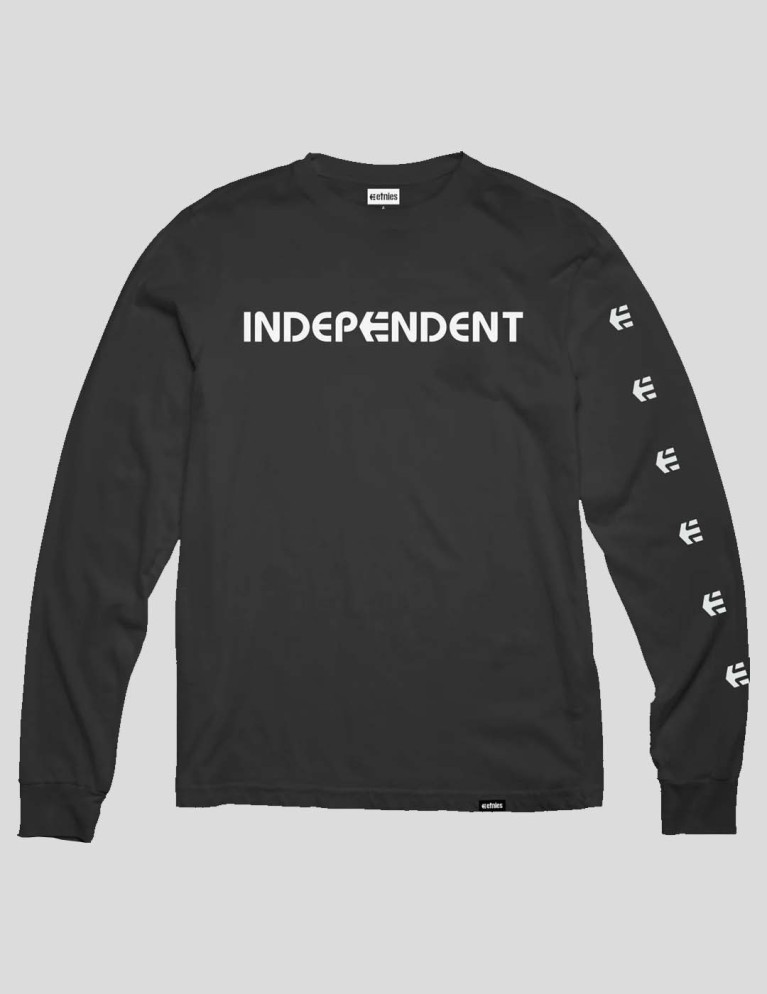 Colaborações ETNIES x independent ls tee black